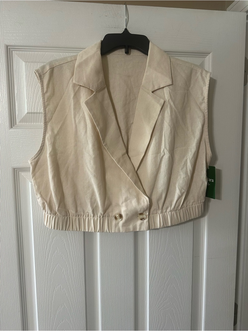 HALARA Cropped Blazer Vest